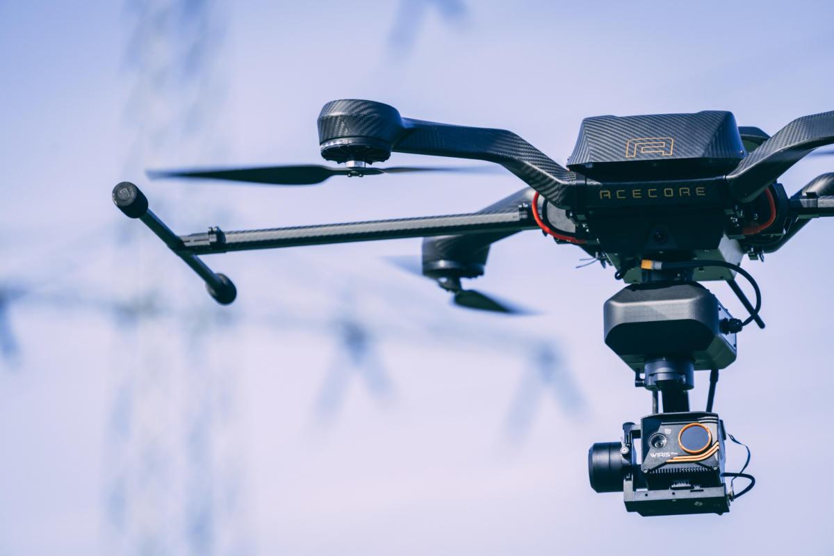 Caméra thermique infrarouge Optris pour drone